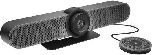 Logitech MeetUp Camera and Expansion Mic, HD Video and Audio Conferencing System, 120 Degree FOV, 4K Optics, 8 - 14FT Expansion Mic Range, Black - eBuy UAE